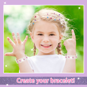 Nouveau Kit Créatif DIY 2026 pour la Création Artistique avec Strass, en Plastique, pour Filles : Accessoires <span class=keywords><strong>Cheveux</strong></span>, Art Sec, Nettoyant de Tuyaux et Chenille, Jouets Pastebin - Product Image 4