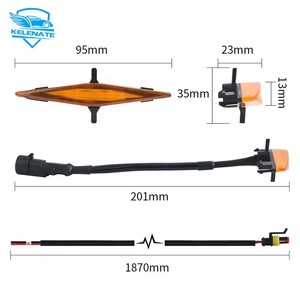 New <span class=keywords><strong>Led</strong></span> hổ phách Strobe thanh ánh sáng cho xe tải mui xe phía trước <span class=keywords><strong>LED</strong></span> lưới tản nhiệt đèn xe - Product Image 4