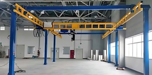 เครนแบบแขวนในอาคาร ยี่ห้อ Yuzhong รุ่น Rigid Light Overhead Bridge Crane รับน้ำหนัก 1.8 ตัน พร้อมมอเตอร์  แบบตั้งพื้น ควบคุมระยะไกล - Product Image 5