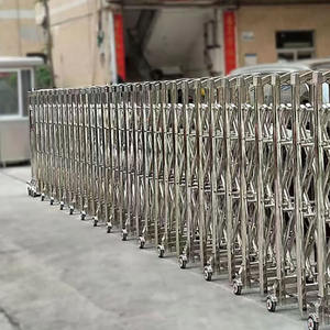 Porte coulissante rétractable extensible et portable, portail rétractable automatique pour zone de travail, zone scolaire - Product Image 5