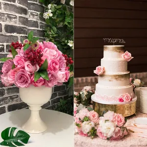 Новое поступление, Лидер продаж на Amazon, розовый, белый, красный цветочный шар, свадебное украшение, искусственные цветы для свадьбы