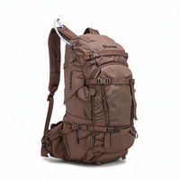 Sac à dos de randonnée léger et imperméable SHUNWEI, design respirant avec courbe physiologique du dos, fermeture éclair, bretelles réglables