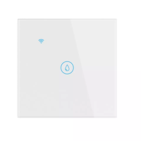 Interrupteur intelligent Wi-Fi mural tactile Tuya 40A pour chaudière, climatisation et chauffe-eau, compatible Alexa, avec commande vocale et minuterie, pour UE/Royaume-Uni