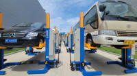 Maxima Kabellose Vier-Säulen-8,5-T-Hochleistungs-Mobil-Hebebühne FC85W Hydraulische LKW-Hebebühne für LKW-Reparatur und -Wartung