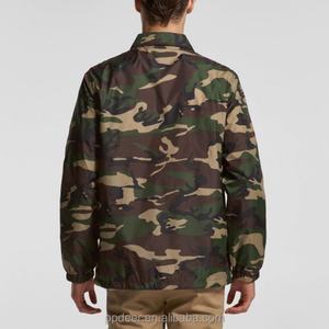 Low Price OEM Quality <b>Men</b> Camouflage Print Nylon <b>Jackets</b> Button up - Product Image 4