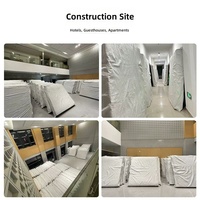 Matelas domestique ergonomique à ressorts ensachés, taille complète pour chambre, améliore le sommeil, traitement ignifugé