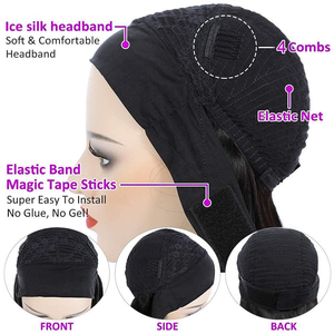 Perruque bandeau sans colle, bouclée et crépue, 100% <span class=keywords><strong>cheveux</strong></span> humains vierges brésiliens Remy, grade 10A, sans nœuds, sans perte, pour femmes - Product Image 4
