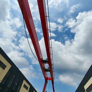 Remote Control Portable Mini Rubber Tyre 10 Ton Single Girder Mobile <b>Gantry</b> <b>Crane</b> for Outside Using - Product Image 3