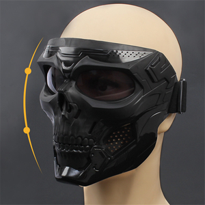 Máscara Táctica Completa para Juegos <span class=keywords><strong>de</strong></span> <span class=keywords><strong>Supervivencia</strong></span> CS, Disfraces, Cosplay, Películas, Paintball, Halloween, Gafas Protectoras - Product Image 3