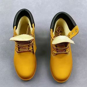 Chaussures de créateur originales de luxe pour hommes et femmes, bottes hautes de 6 pouces, chaudes pour l'hiver, imperméables, de randonnée, pour la neige - Product Image 2