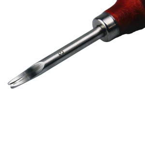 Strumenti artigianali in pelle all'ingrosso 316L in acciaio inox manico in legno trim fissare il coltello in pelle - Product Image 1