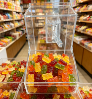 Conteneurs alimentaires en vrac personnalisés, bacs à noix, à snacks, à épices, à bonbons, à bonbons gélifiés, bacs en plastique, bacs en acrylique, bacs à aliments en vrac