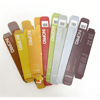 Boîte pliante personnalisée pour dentifrice, impression double face, emballage en papier, style tendance, vente chaude