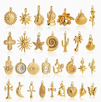 Garrywell - Breloques personnalisées DIY, des milliers de designs, bijoux fantaisie, pendentifs, breloques en acier inoxydable plaqué or pour la création de bijoux DIY