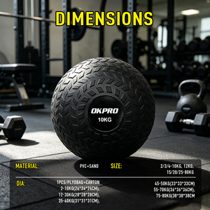 Ballon de <span class=keywords><strong>Slam</strong></span> Commercial en PVC avec Logo Personnalisé et Texture Antidérapante pour la Salle de Sport et le <span class=keywords><strong>CrossFit</strong></span> – Vente en Gros d'Équipements de Fitness - Product Image 3