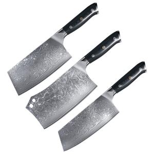 Couteau de cuisine en acier damas VG10 de haute qualité avec poignée G10 couteaux de cuisine à <span class=keywords><strong>d</strong></span>écouper tranchants et ménagers - Product Image 1
