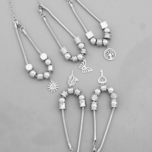 Pulsera de Diseño Popular en Oferta, Múltiples Modelos, Chapada en Plata de Titanio, Pulseras Unisex, Joyería de Moda - Product Image 3
