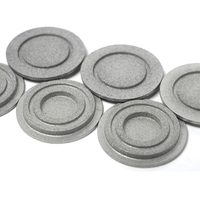 Disque en métal fritté en acier inoxydable 316L de qualité laboratoire |   Prototypage d'unités individuelles disponible |   Membrane microporeuse métallique réutilisable