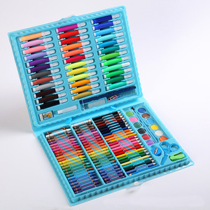 Set de Arte y <span class=keywords><strong>Dibujo</strong></span> de 150 Piezas para Niños, Set de Pintura con Caja Personalizada, Material Plástico de Colores, Tipo de Origen: Escritura, Colorido, Diversión - Product Image 4