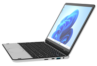 Ordinateur portable 2-en-1 ultra-fin 11 pouces avec écran tactile rotatif à 360 degrés, processeur Intel N150, idéal pour le télétravail, vente directe usine