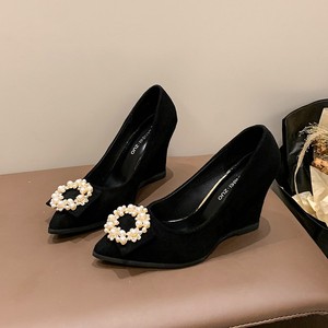 Chaussures habillées à talons hauts fins et confortables pour femmes, en cuir véritable, ornées de strass et de franges, de marque renommée, respirantes et faciles à enfiler - Product Image 6