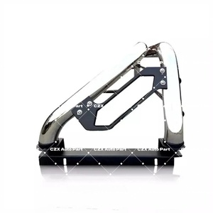 Barres de protection universelles en acier inoxydable RTS pour pick-up 4x4 tout-terrain, avec feux de freinage <span class=keywords><strong>LED</strong></span>, finition polie/peinture poudrée, pour <span class=keywords><strong>Hilux</strong></span> - Product Image 3