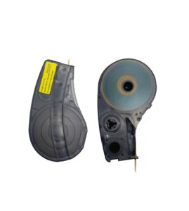 <span class=keywords><strong>Étiquette</strong></span> compatible noire sur ruban d'<span class=keywords><strong>étiquette</strong></span>s M21-375-595 jaune 9.5mm * 6.4m pour une utilisation dans une cartouche de ruban <span class=keywords><strong>BMP21</strong></span>-PLUS - Product Image 6