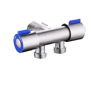 วาล์วปรับมุม KS เกลียวตัวผู้ 1 นิ้ว สแตนเลส 304 สำหรับควบคุมน้ำประปา - Product Image 4