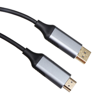 Câble adaptateur 8K 60Hz vers HDMI 6 pieds, convertisseur DP vers HDTV avec puce pour moniteur d'ordinateur et projecteur