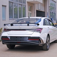 Aileron arrière Welta Gloss Black ABS Duckbill Wing PRO Design, léger et durable, pièce extérieure pour Hyundai Elantra 2023