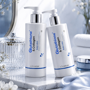 KORMESIC Marque Privée Halal OEM 200ml Lotion Corporelle au Glutathion et Collagène Nourrissante en Profondeur Répare la Barrière Cutanée Éclaircissement Longue Durée - Product Image 1