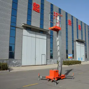 Aerial Jueli Brand 4m Semi Electric Aluminum 150kg Capacity Aerial Working Mobile Lifting Platform