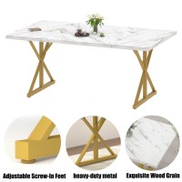 Ensemble de table à manger carrée moderne et étanche avec plateau en bois et 6 chaises rembourrées en tissu, 160 cm, idéal pour appartement - Vente en gros