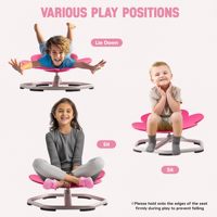Chaise pivotante pour enfants autistes, siège sensoriel pour enfants, chaise tournante, tabouret oscillant, jouets pour s'asseoir et tourner, équipement de physiothérapie pour l'équilibre