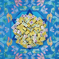 Fichas de Mahjong Acrílicas Estilo Americano - Diseño Moderno y Lujoso, Portátiles para 4 Jugadores, para Póker y Entretenimiento