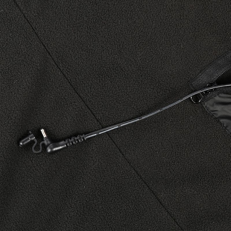 windbreaker zipper hoodie jacket coat with battery heated