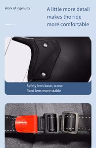 Helm motor setengah wajah dengan kacamata, helm sepeda motor setengah wajah Tiongkok - Product Image 5