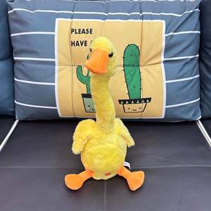 ตุ๊กตาผ้ากำมะหยี่รูปเป็ดสีเหลืองสำหรับเด็กอินเทอร์เน็ตของเล่นอิเล็กทรอนิกส์สำหรับเด็กร้องเพลงเต้นรำของขวัญวันเกิดที่สมบูรณ์แบบ - Product Image 6