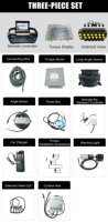Télécommande sans fil pour grue, rechargeable, piles AAA, portée 50~500M, pour grue montée sur camion, plateformes de forage et excavatrices