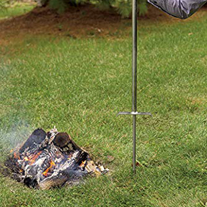 Parrilla Portátil de Barbacoa con Estaca para el Suelo, Resistente al Óxido, para Reuniones al Aire Libre en Patios Europeos y Americanos - Product Image 3
