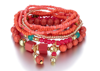 2025 Pulsera Set Bohème Elastica De Perlas Baratas Juego De Joyas Mujer De Moda Al Por Mayor