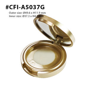 Boîte à fard à paupières vide en plastique ABS léger de qualité supérieure avec logo personnalisé pour poudre libre et usage cosmétique - Product Image 2