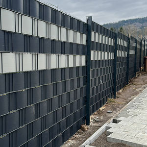 سياج أمان مزدوج الأسلاك 868 <span class=keywords><strong>656</strong></span> مطلي بالبودرة، شبكة سلكية مزدوجة ملحومة ومجلفنة، حصائر مزدوجة القضبان معتمدة من CE بارتفاع 8 أقدام - Product Image 1