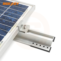 Rel Aluminium Mini SOEASY untuk Pemasangan Panel Surya di Atap Logam