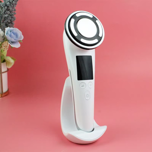 Appareil de soin de la peau à vibrations chaudes et froides, appareil de beauté portable, machine de tonification ionique de la peau pour lutter contre les <span class=keywords><strong>rides</strong></span>, nettoyer en profondeur, calmer la peau - Product Image 1