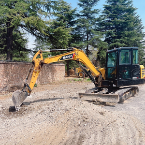 Excavadora Usada Sany SY55U de 5 Toneladas con Pocas Horas de Trabajo, Mini Excavadora Hidráulica de Cadenas Usada en Venta con Alta Calidad - Product Image 3