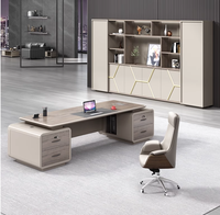 Bureau de direction moderne Bureau de direction Patron Chef de direction Bureau d'ordinateur de luxe Table de bureau pour mobilier de bureau personnalisé