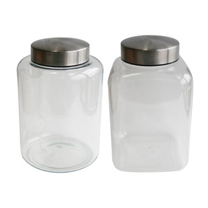 <span class=keywords><strong>Bocal</strong></span> de stockage en plastique PET épaissi scellé avec couvercle en acier inoxydable pour écorces de mandarine, thé, colle de <span class=keywords><strong>poisson</strong></span> 3.5L 3.9L - Product Image 6