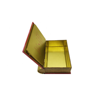 Boîte en métal en forme de mini livre, impression personnalisée de haute qualité, pour cadeau de chocolat