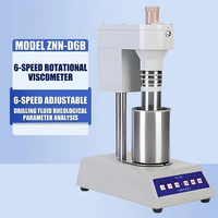 Viscosimètre électronique de haute précision à six vitesses pour fluides de forage et sols ZNN-D6, viscosimètre rotatif pour bentonite, protection IP65, garantie 1 an